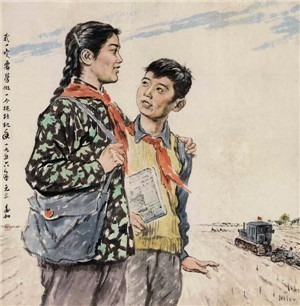 美术印记70年|那些画中的拖拉机,满是情感、希望与憧憬-激流网