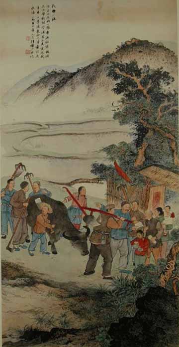 美术印记70年|那些画中的拖拉机,满是情感、希望与憧憬-激流网