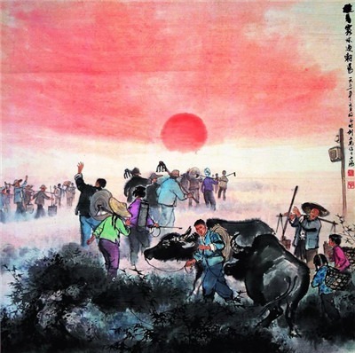 美术印记70年|那些画中的拖拉机,满是情感、希望与憧憬-激流网