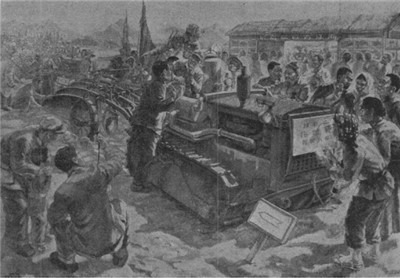 美术印记70年|那些画中的拖拉机,满是情感、希望与憧憬-激流网