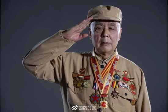 中国人民志愿军老战士唐章洪